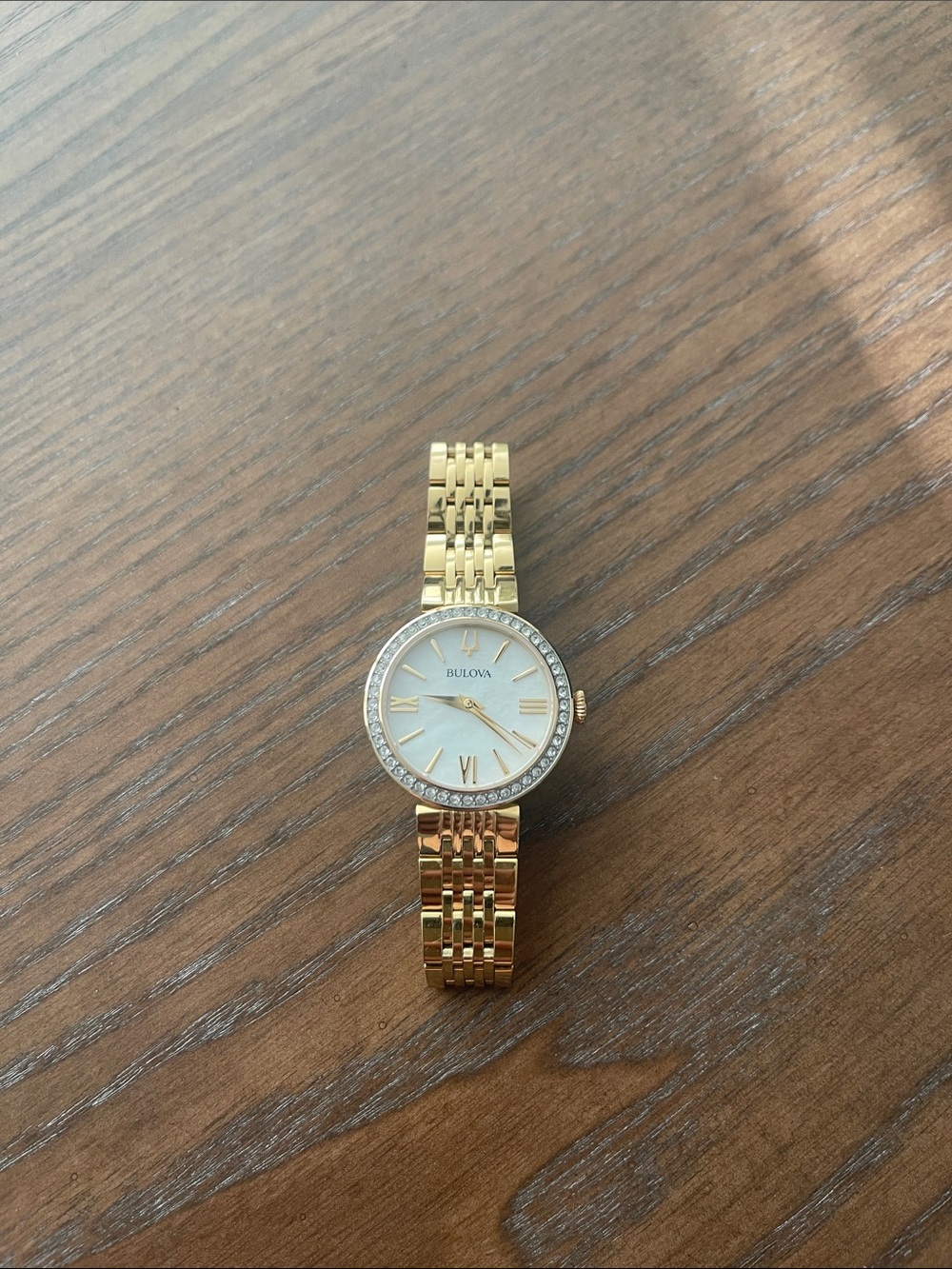 Like NEW Bulova Gold Womens Quartz Watch